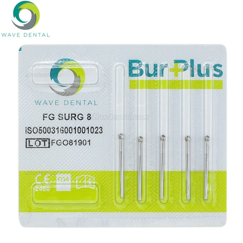 10Pcs FG Surgical Length 8 Burs Dental Friction Grip Shank Carbide Surgical Bur